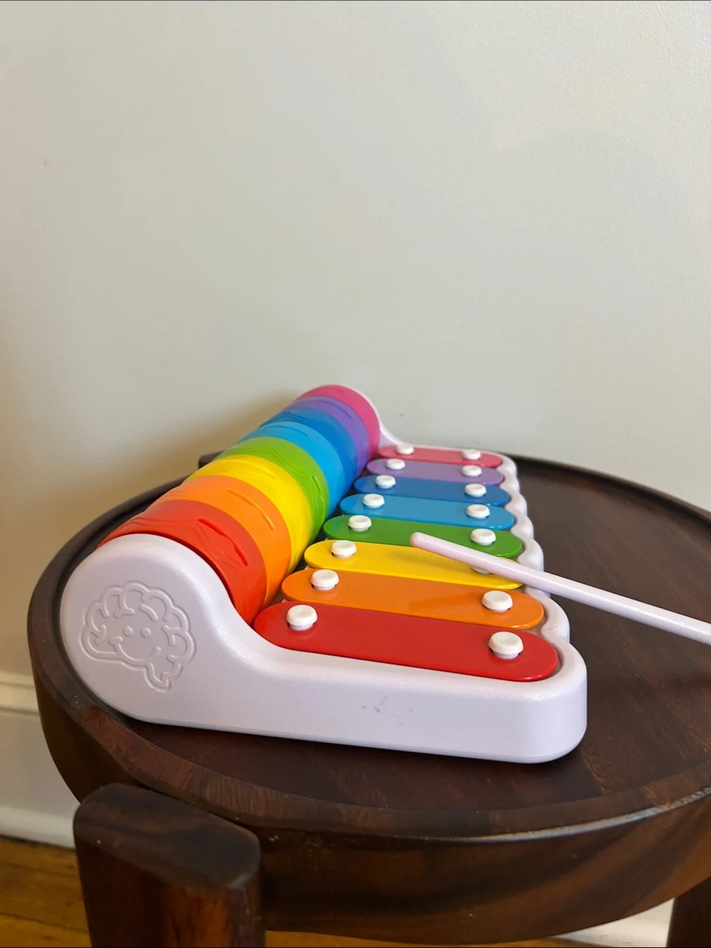 Colorful Rainbow Rock N Roller Xylophone Toy for Kids by Fat Brain Toys